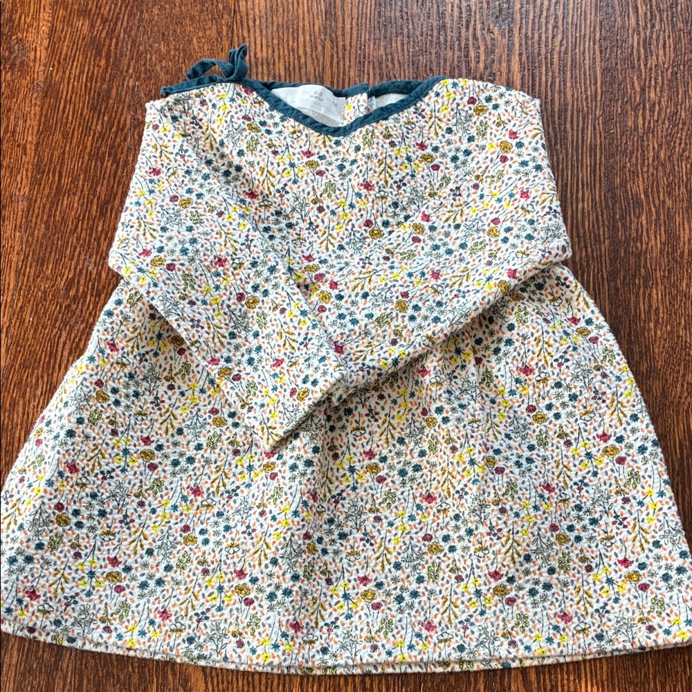 Zara Floral Long Sleeve Dress